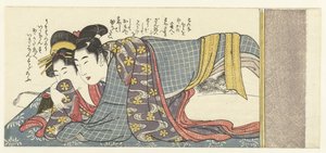 milující pár od Kitagawa Utamaro
