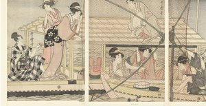Noční rybaření od Kitagawa Utamaro