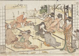Pravidla chování v zábavních čtvrtích od Kitagawa Utamaro