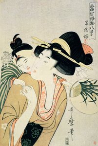 T H E Richest 1913. Milovník dětí (dřevotisk) od Kitagawa Utamaro