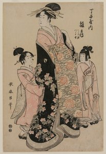 te ko rte san hinatsuru z cho time s ah ts tsuruji plan d jeřáb od Kitagawa Utamaro