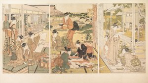 Čtyři umění (Kinkishoga) od Kitagawa Utamaro