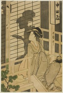 Východní čajovna od Kitagawa Utamaro