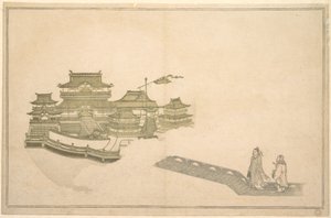 Palác na Měsíci od Kitagawa Utamaro