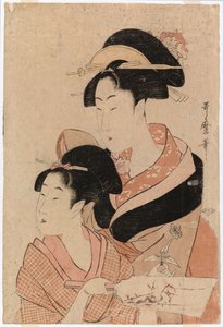 Bez názvu od Kitagawa Utamaro