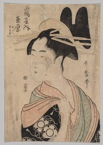 Žena z Yoshiwara od Kitagawa Utamaro