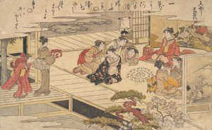 Ženy hrající hru s mušlemi, 1790. od Kitagawa Utamaro