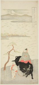 Básník Sugawara Michizane od Kitao Shigemasa