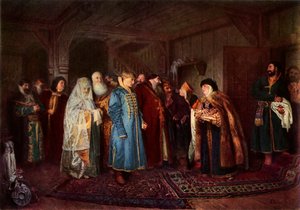 "Skrytá svatba", 1883, 1965. od Klavdi Vasilevich Lebedev