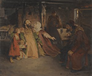 Ivan Hrozný od Klavdi Vasilyevich Lebedev