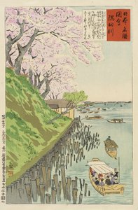Řeka Sumida od Kobayashi Kiyochika