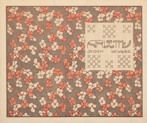 Hedvábná tkanina Arlette, 1901. od Koloman Moser