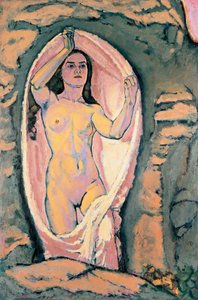 Venus in der Grotte - Venuše v jeskyni... (olej na plátně) od Koloman Moser