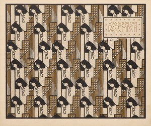 Nástěnná dekorace prosinec 1901. od Koloman Moser