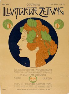 Österreichs Illustrierte Zeitung, 1900. od Koloman Moser