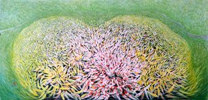Glorious Entry, 2011 (východní kvaš na rýžovém papíře)
