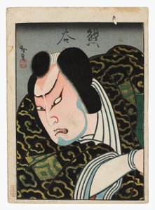 Onoe Tamizo jako Kumagai, cca 1848 (Jednolistová tiskárna z Ósaky) od Konishi Hirosada