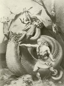 Siegfried, scéna II dějství vi (hlubotisk) od Konrad Dielitz