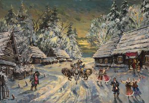 Ruská zima od Konstantin Alekseevich Korovin