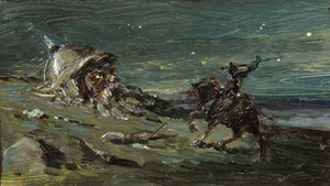 Scénografie k opeře Ruslan a Ludmila M. Glinky od Konstantin Alekseevich Korovin