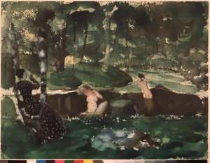 Koupající se od Konstantin Andreevic Somov