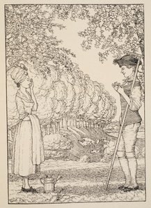 Šťastná dohoda, 1918 od Konstantin Andreevic Somov