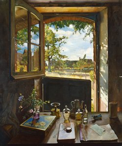 Otevřené dveře do zahrady