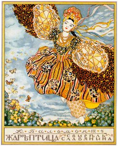 The Book Cover Firebird od K. Balmonta, 1907 od Konstantin Andreevic Somov