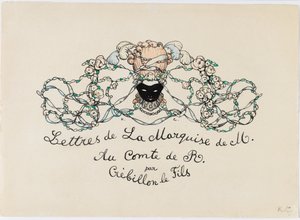 Viněta z Le Livre de la Marquise, 1907. od Konstantin Andreevic Somov
