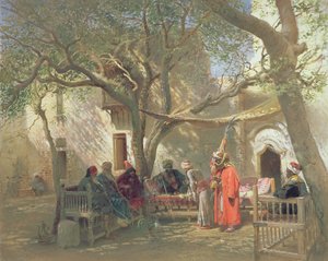 Dervišové v Káhiře od Konstantin Egorovich Makovsky