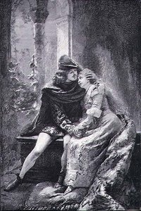 Romeo a Julie (rytina) od Konstantin Egorovich Makovsky
