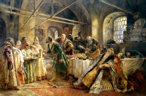 Obřad polibku, 1895. od Konstantin Egorovich Makovsky