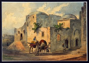 Via Dolorosa (Cesta utrpení, Křížová cesta) a Dům Pontského Piláta (10 př. n. l. – asi 39 n. l.) v Jeruzalémě. (Cesta smutku a Dům Piláta Pontského). Místa zmíněná v Bibli, pouť pro křesťany, Via Dolorosa je kap od Konstantin Karlovich Gerz