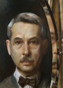 Autoportrét v zrcadle, 1928