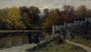 Park Lazienki, 1886