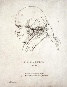 Jean-Louis Duport ve věku 80 let (1749-1819) (lept) od Korblin (after)