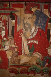 Byeonseong, šestý král pekla (detail), 1798