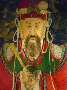 Detail, portrét desátého krále (Yeonsangun