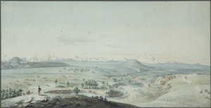 Pohled na pevnost Konstantinogorsk z hory Mashuk, 1805