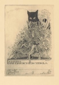 Ex libris je od Tekla Ösztreicher