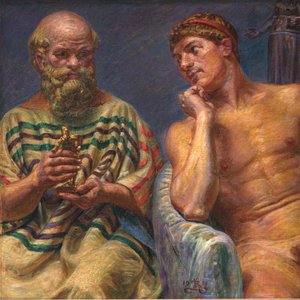 Sokrates a Alkibiades