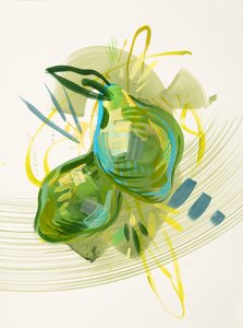 Abstrakt: Zelené hrušky