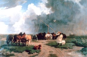 Koně v bouři, 1862