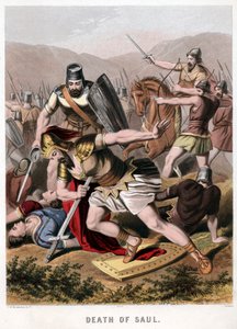 Smrt Saula a jeho zbrojnoše v bitvě s Filištíny, 1870