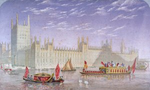 Westminsterský palác, Londýn, c1850