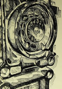 Klasický otočný telefon od Kulik