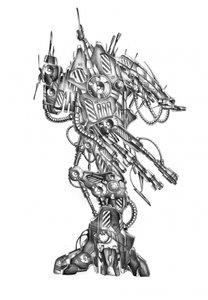 Podrobný sci-fi mech