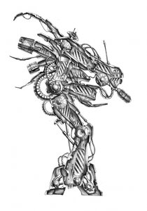 Futuristický robotický mech od Kulik