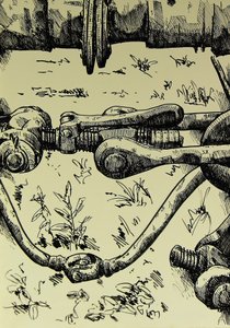 Ilustrace průmyslové přírody od Kulik