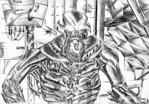 Hrozivá sci-fi příšera od Kulik